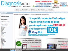Tablet Screenshot of diagnosisauto.com